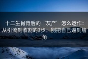 十二生肖背后的‘灰产’怎么运作：从引流到收割的3步：别把自己逼到墙角